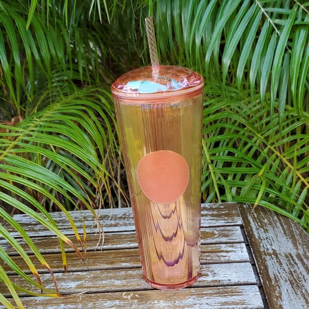 Starbucks Rose Gold Kaleidoscope Tumbler NWT